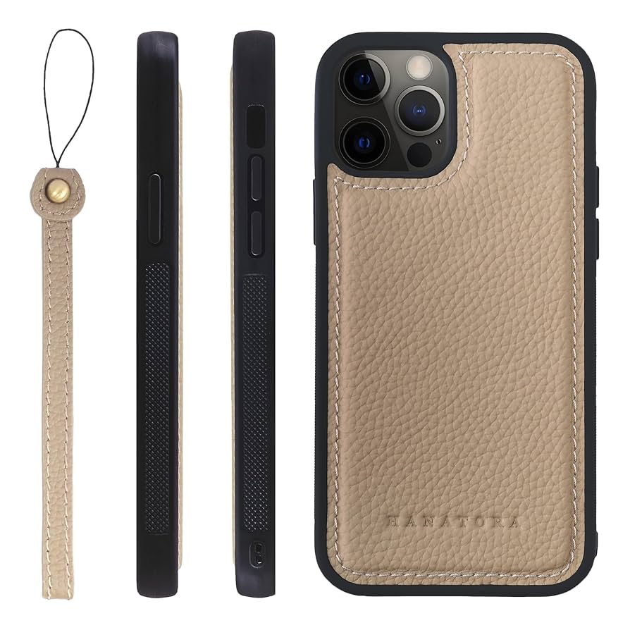 【色:グレージュ_サイズ:iPhone12Pro】HANATORA iPhone Amazon.co.jp: HANATORA iPhone12 12Pro ケース 本革 耐衝撃
